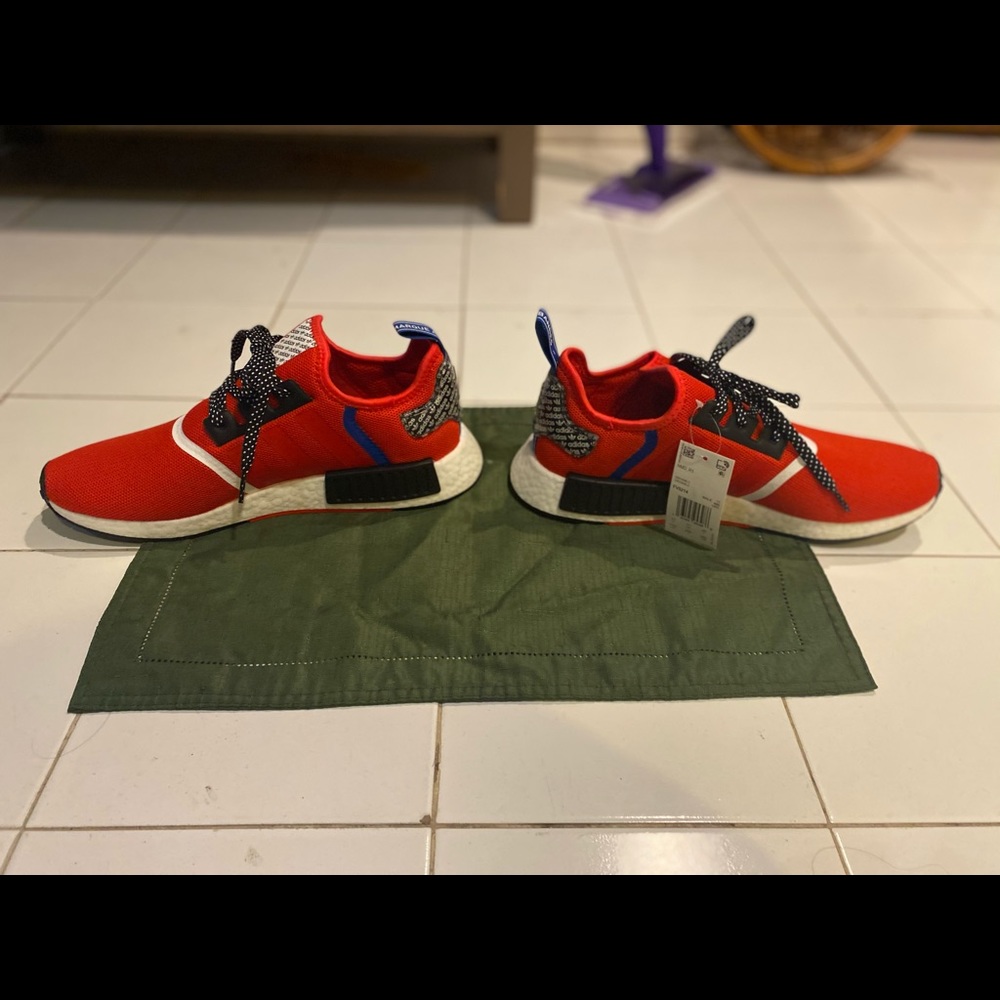 adidas NMD R1 Active Red Black